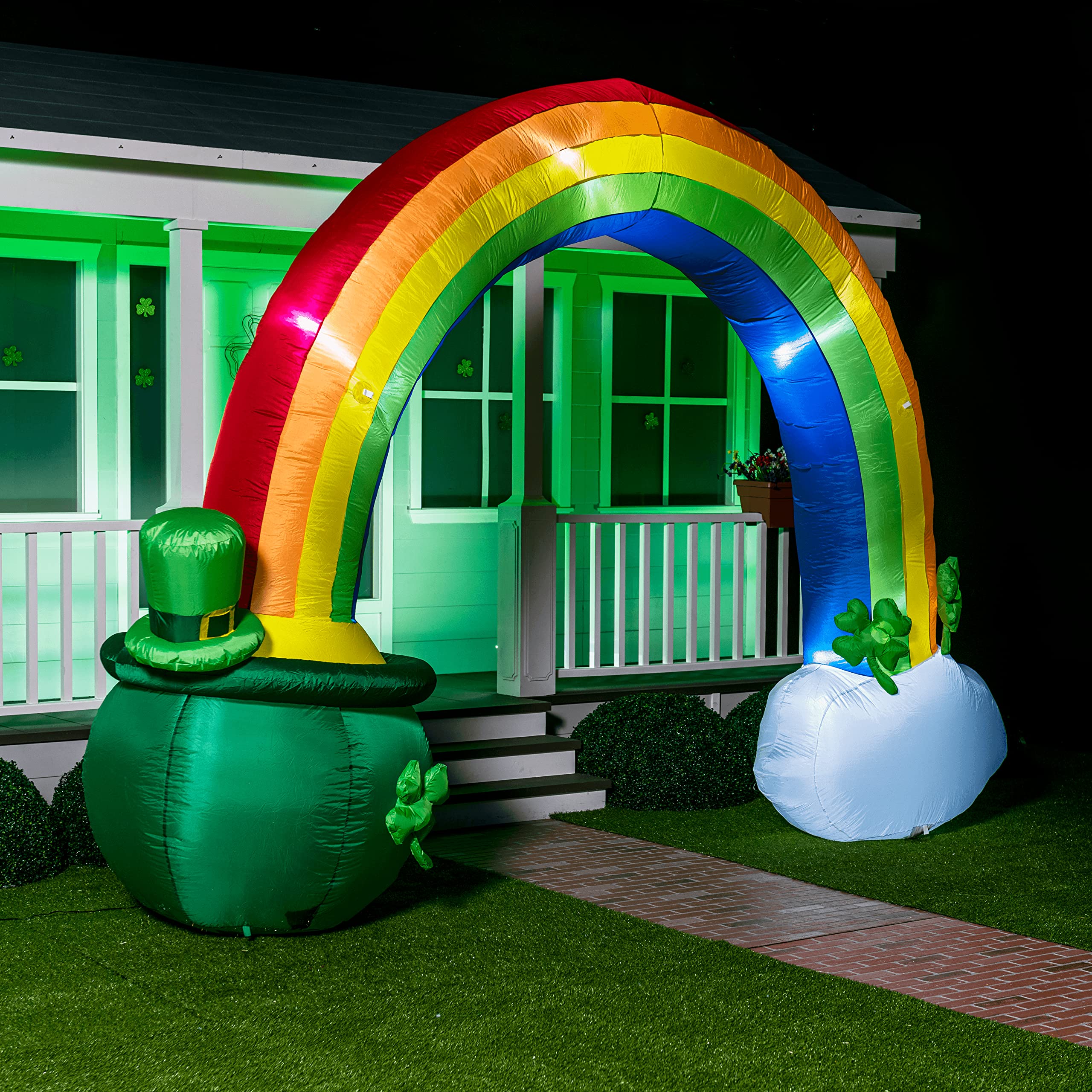 Joiedomi 14ft long by 10ft tall inflatable dimensions for impressive display outdoors
