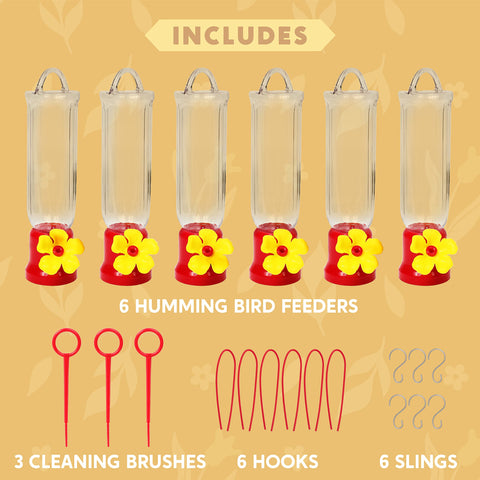 Joiedomi compact 2.2 oz feeder close-up for small birds