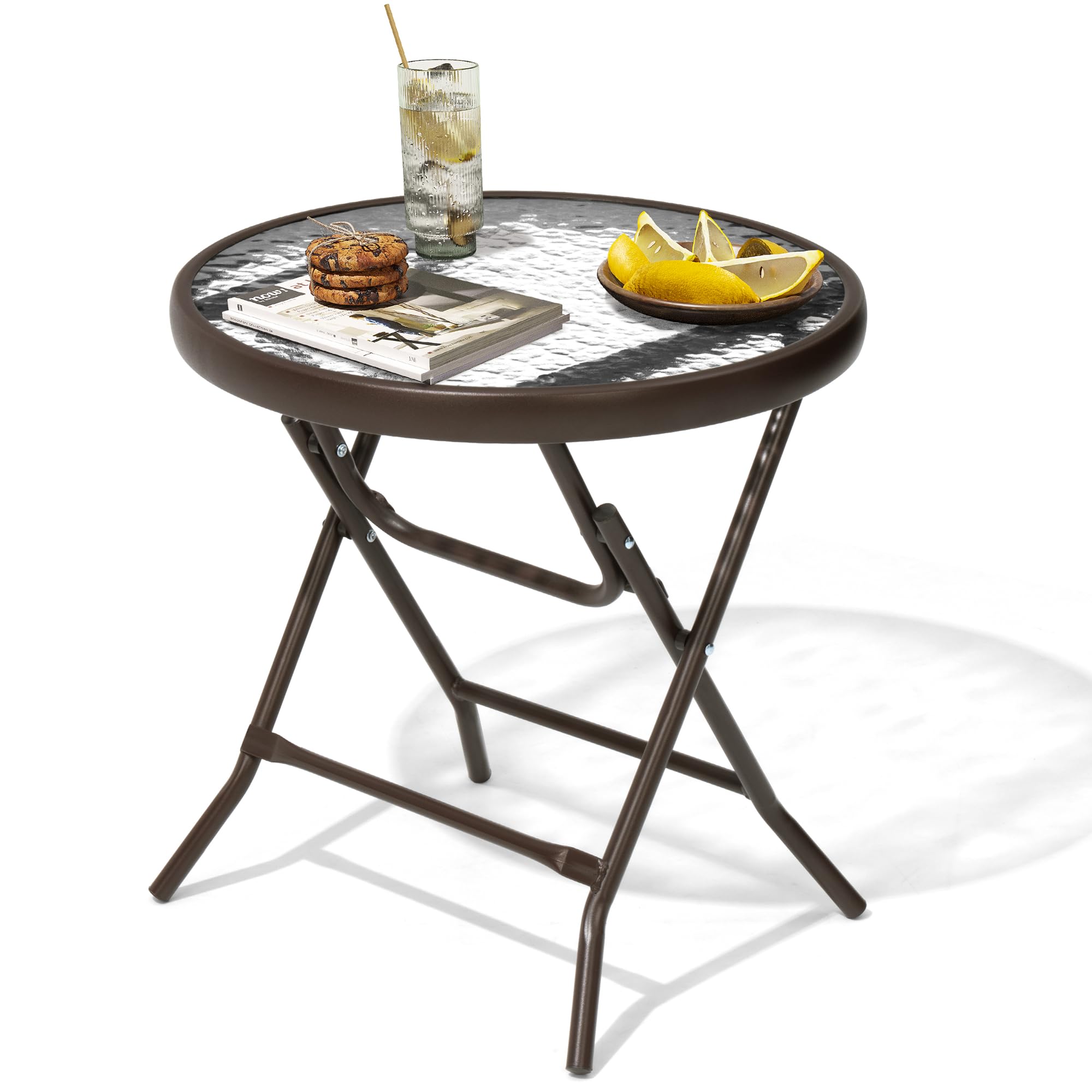 JOINHOM multipurpose outdoor table for poolside, balcony, or deck.