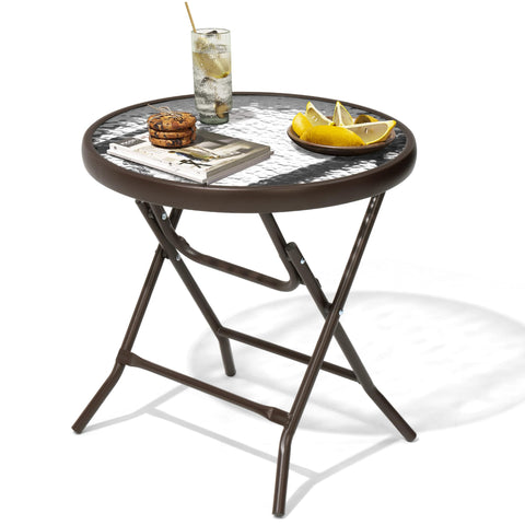 JOINHOM multipurpose outdoor table for poolside, balcony, or deck.