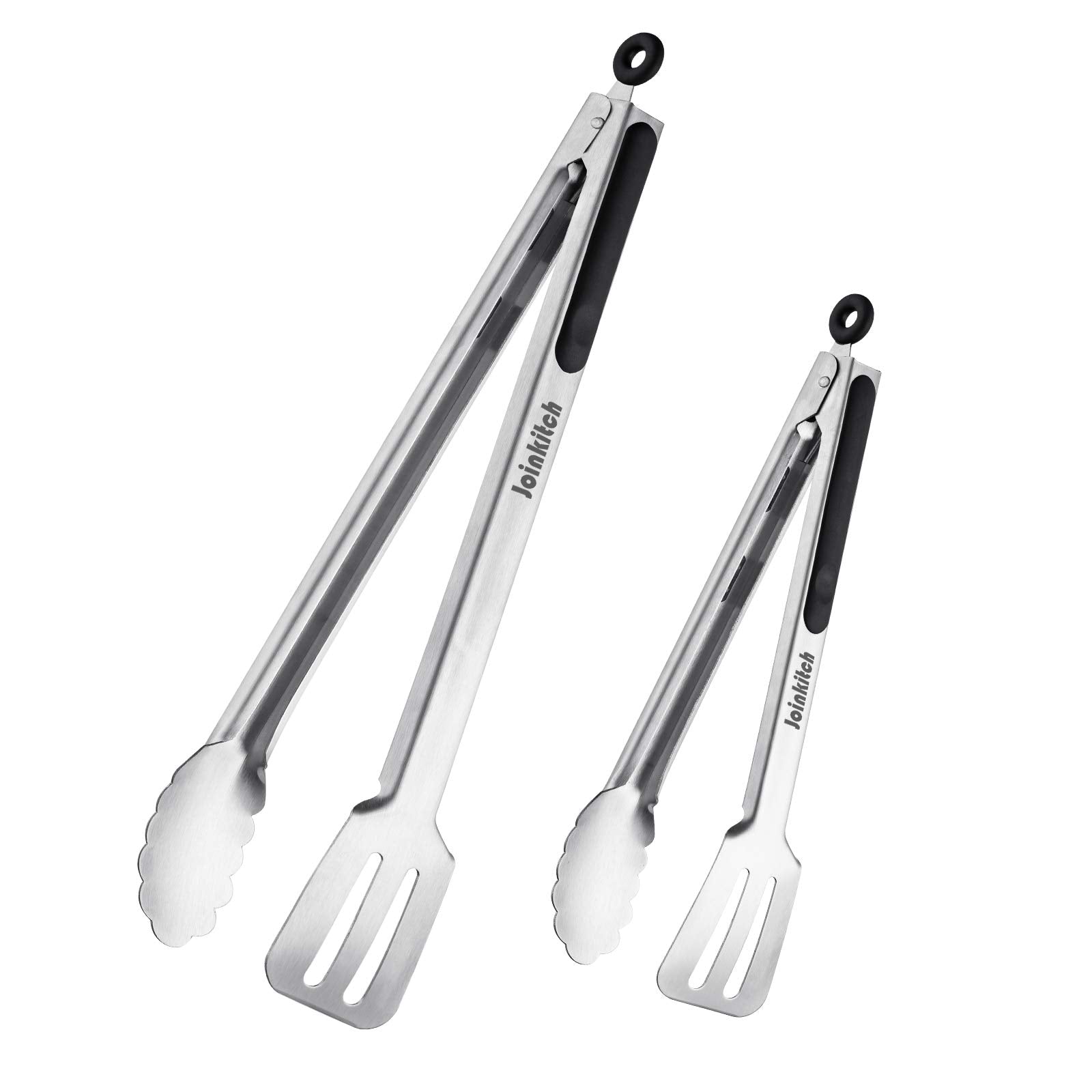 Joinkitch 16 inch stainless steel tongs for precise flipping on the grill
