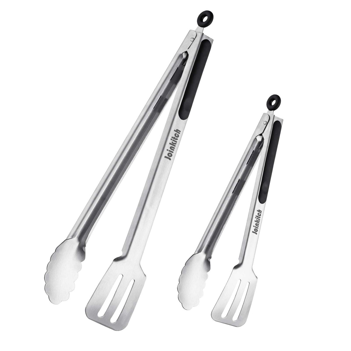 Joinkitch 16 inch stainless steel tongs for precise flipping on the grill