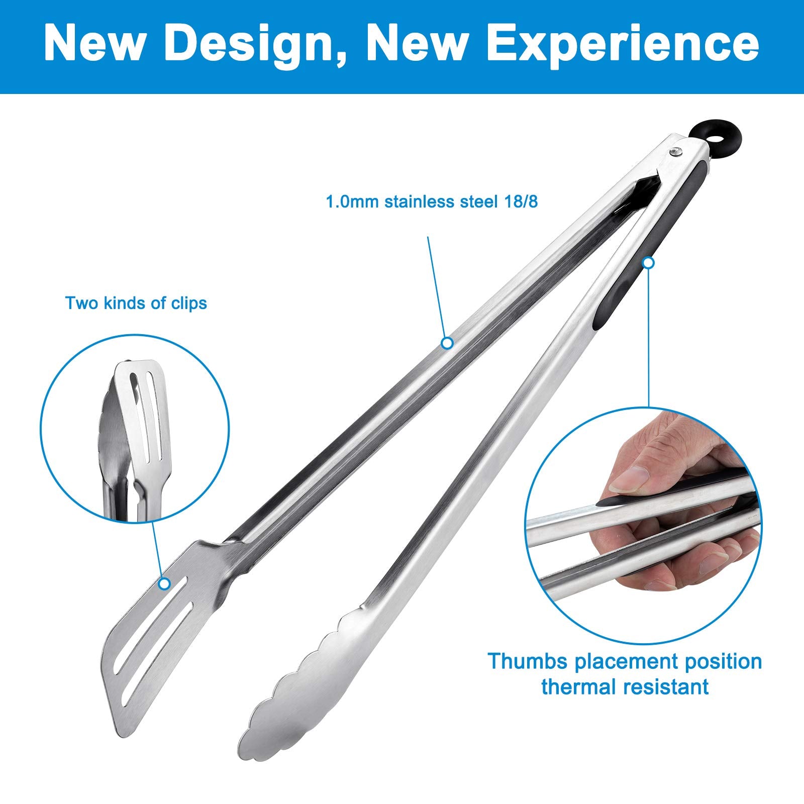 Joinkitch tongs with locking mechanism for compact storage