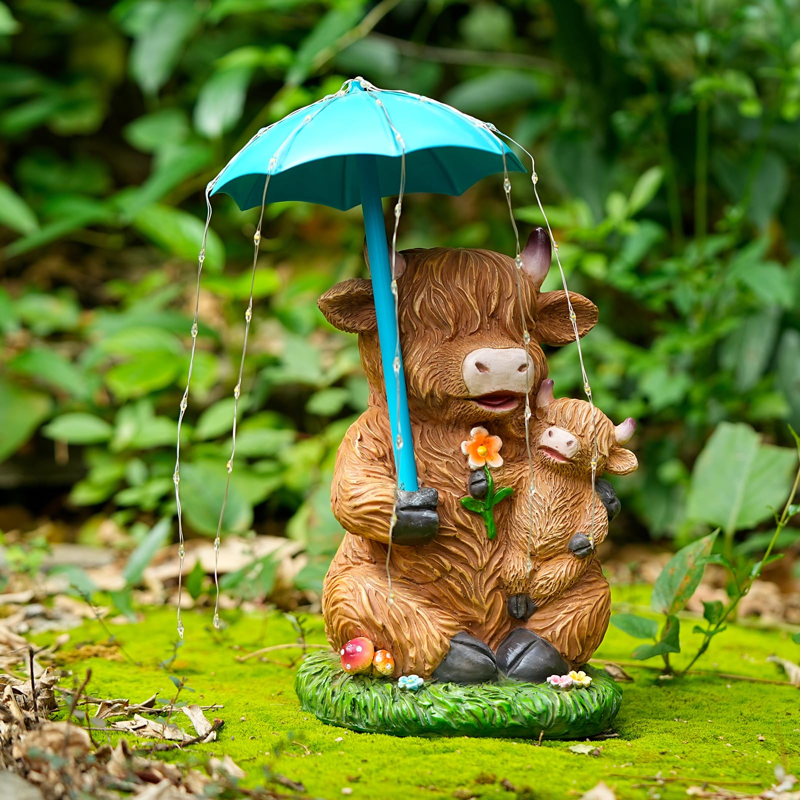 Joint Honglin solar powered garden light adds ambient glow to yard