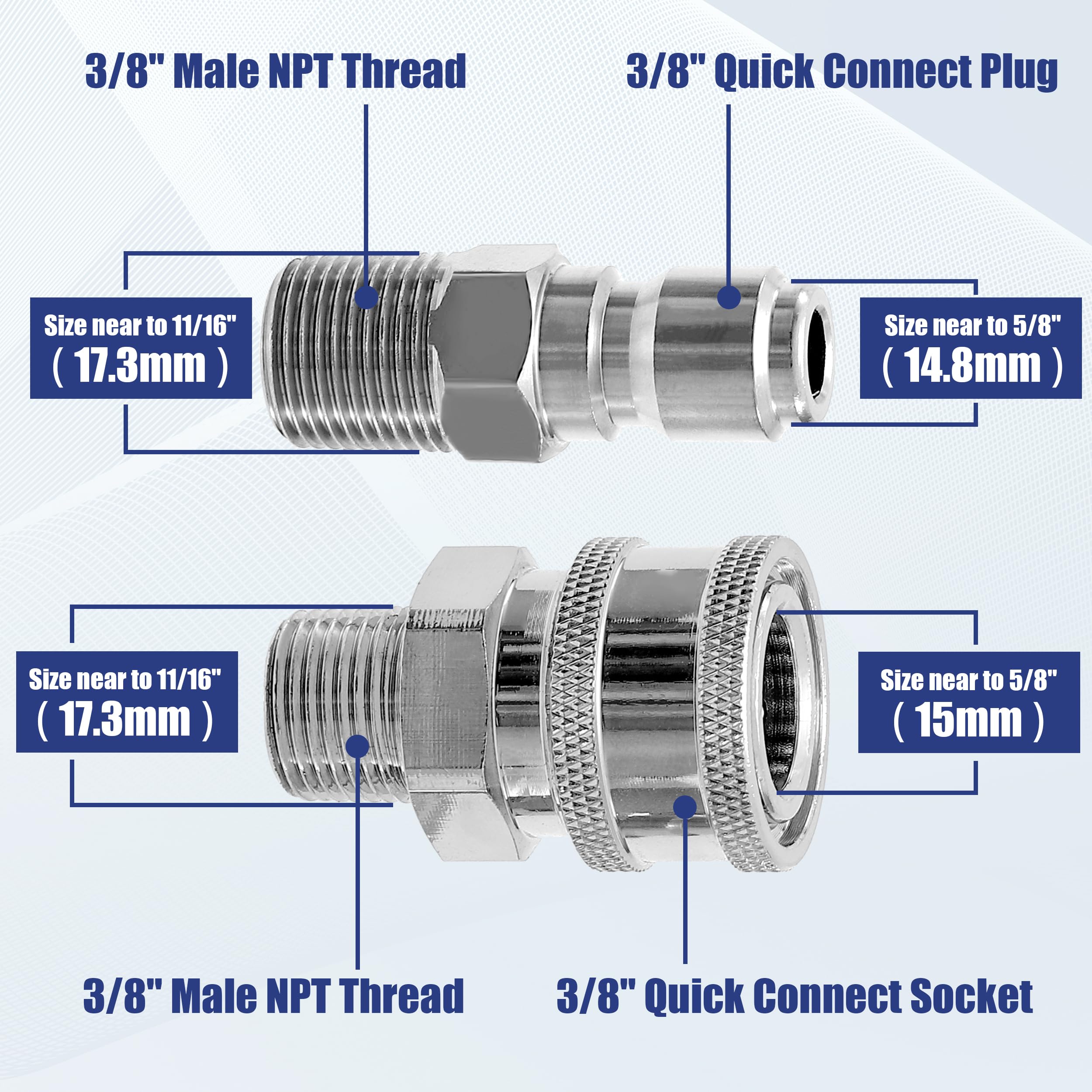 JOEJET stainless steel ball valve withstands rugged use up to 5000 PSI.