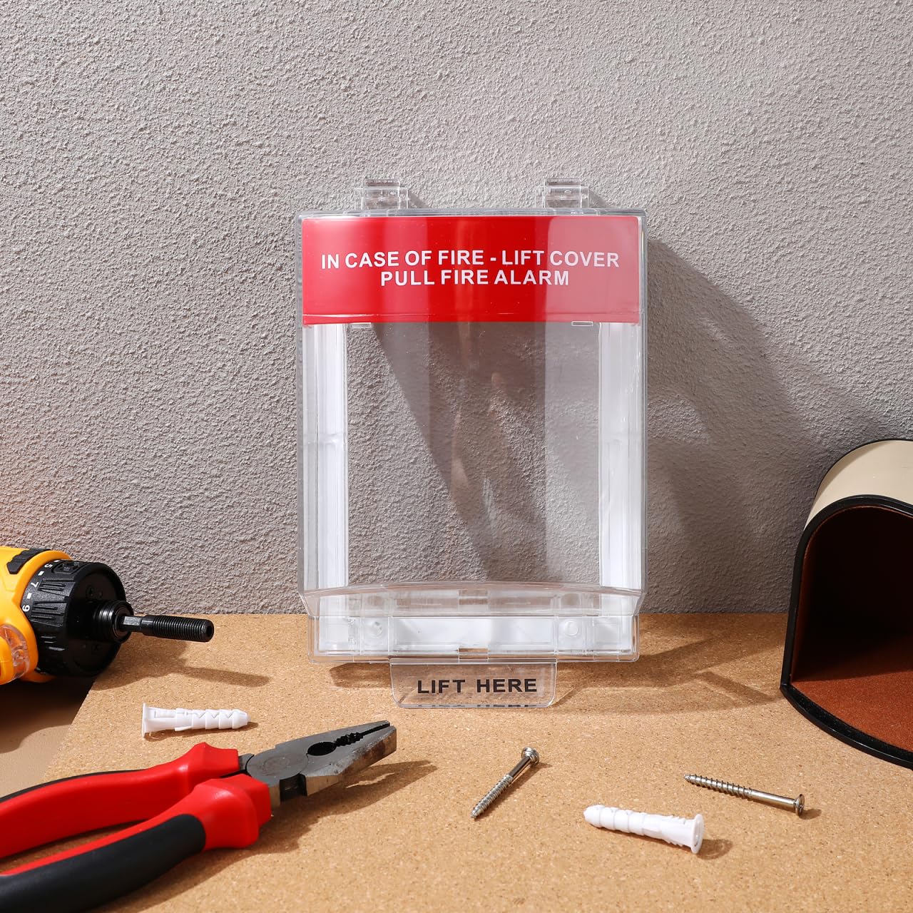 jojofuny fire alarm cover water-resistant design shields pull station from moisture