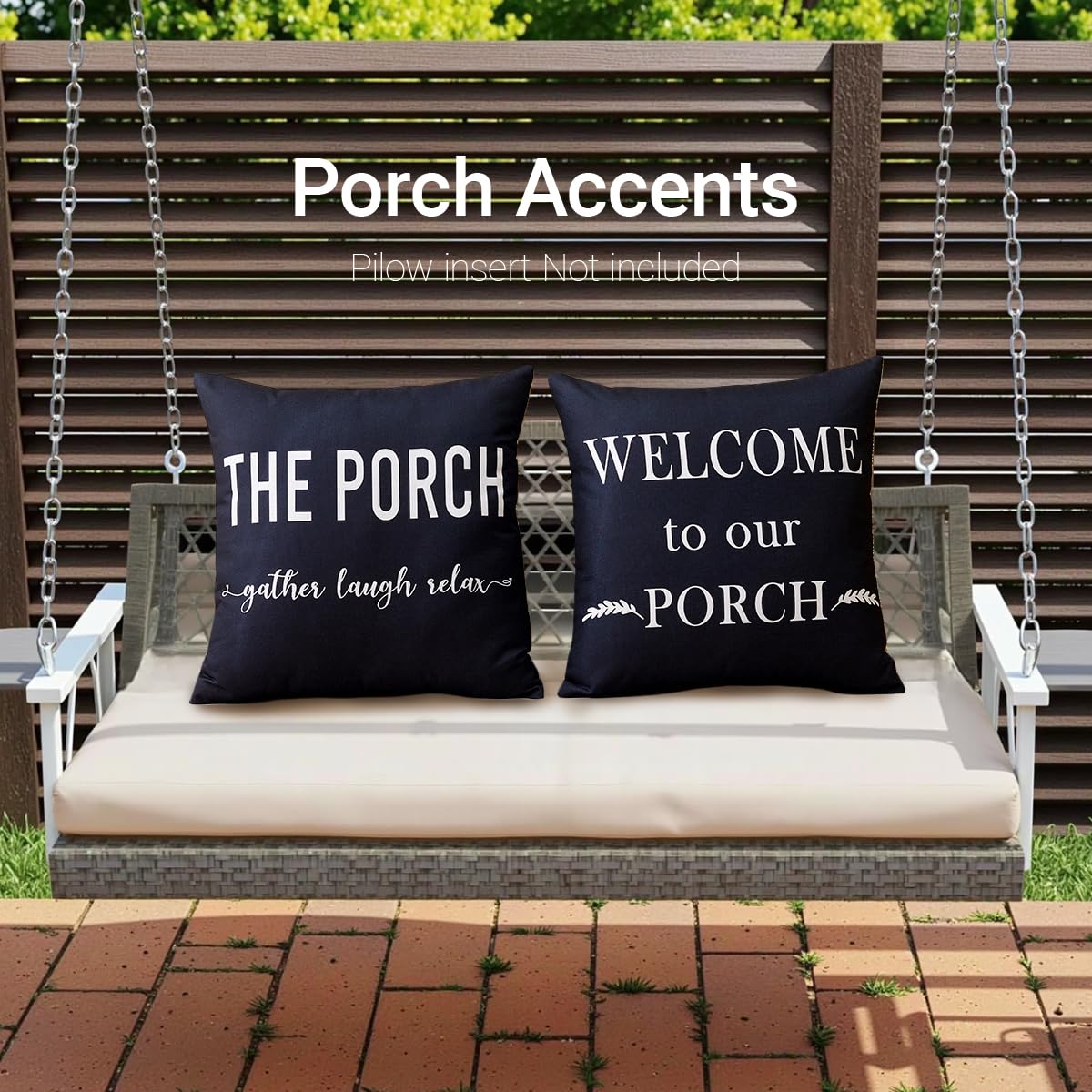 JOJOGOGO outdoor porch setup demonstrates versatile use on benches and chairs