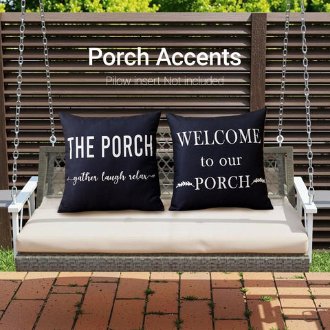 JOJOGOGO outdoor porch setup demonstrates versatile use on benches and chairs