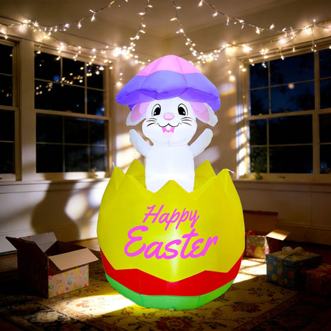 Joliyoou indoor party setup adds a playful Easter touch to celebrations.