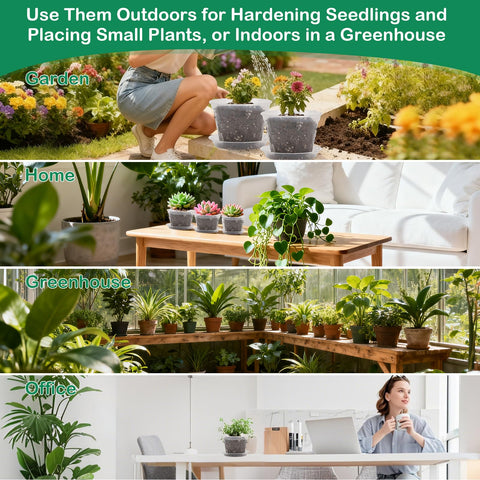 Jollidecor indoor outdoor gardening setup for versatile use