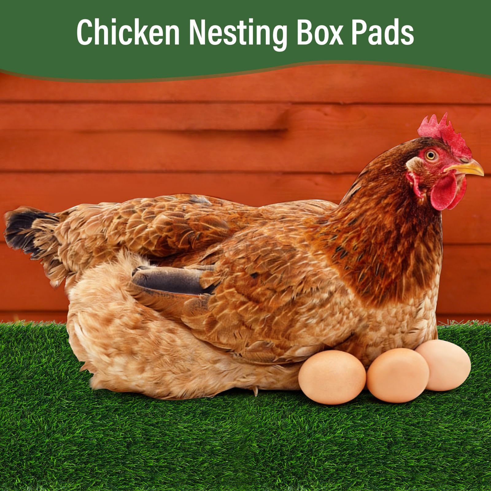 Jollidecor nesting pad brown 11.8 inch: soft slip resistant nesting surface