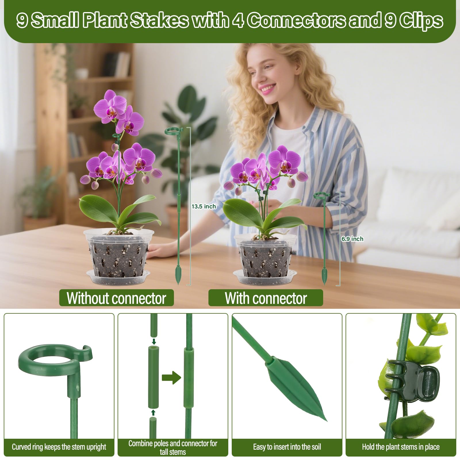 Jollidecor orchid saucers protecting surfaces during repotting