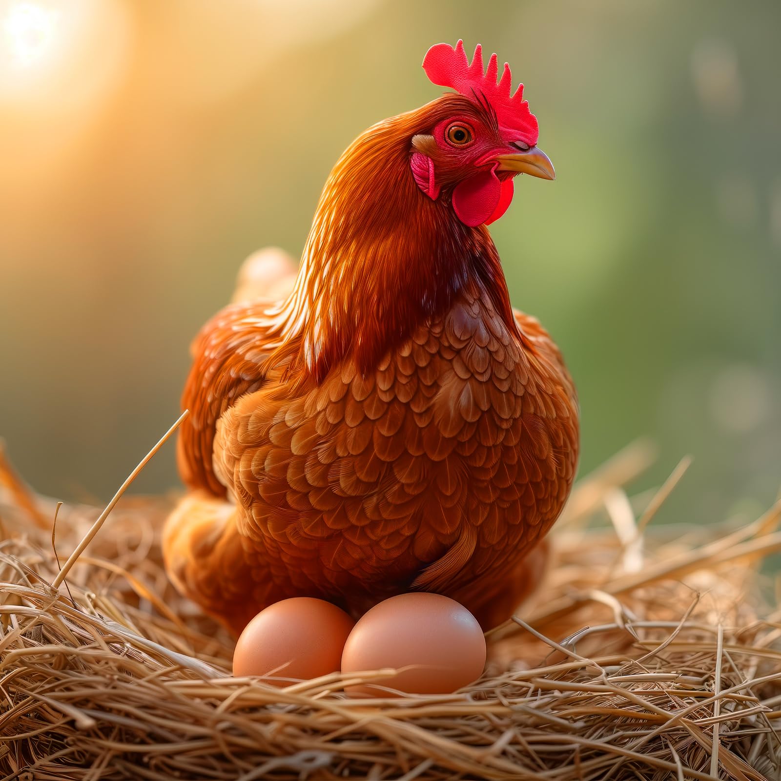 JolliLudo rubber nest eggs used for anti-peck training to protect eggs