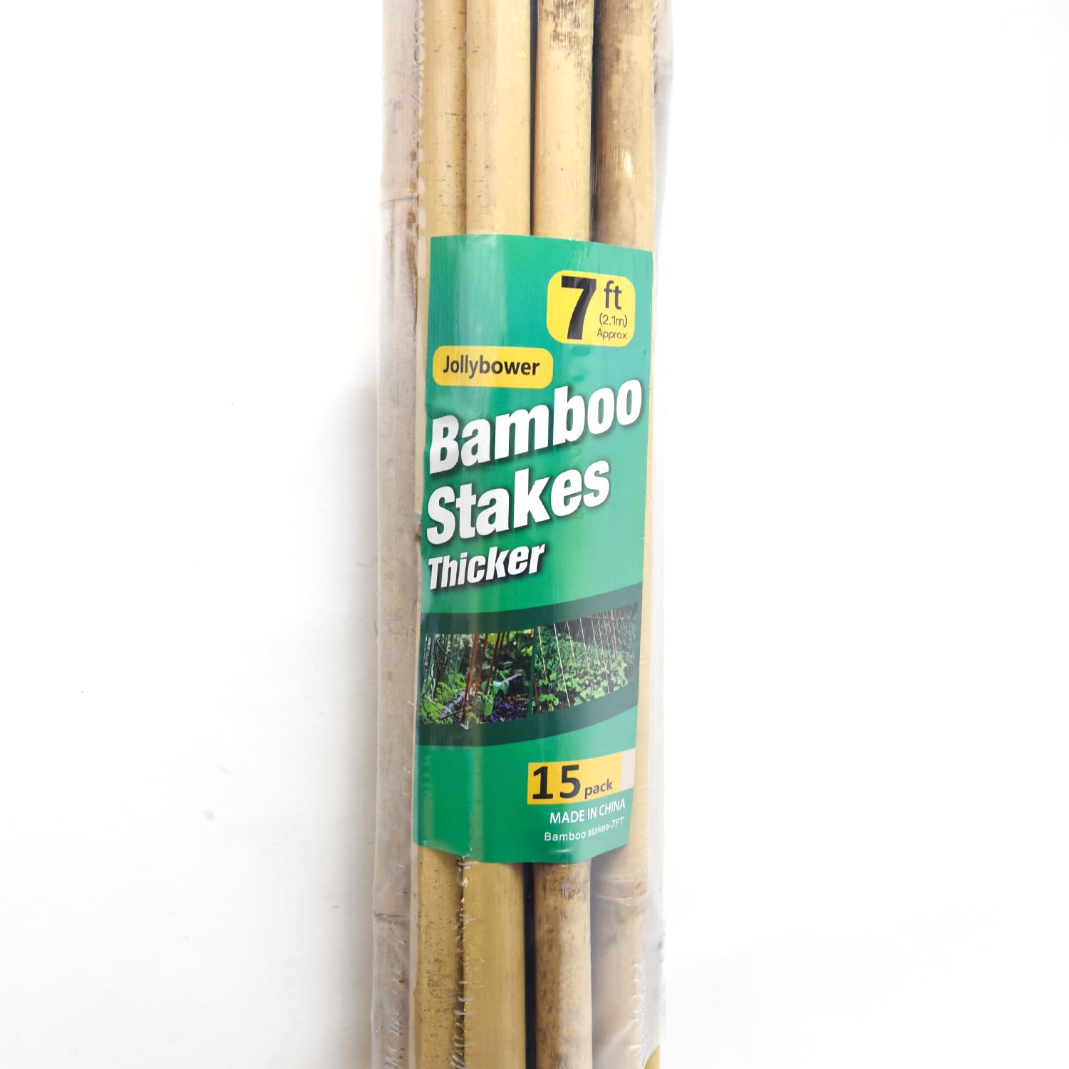 Jollybower 7ft bamboo stake promotes even sun exposure for stems