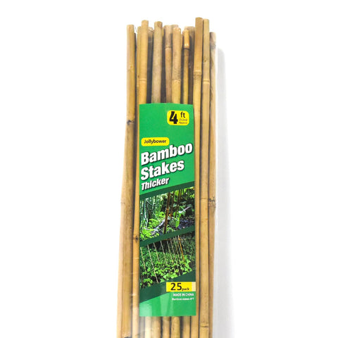 Jollybower multipurpose stakes mark rows and support dense growth.