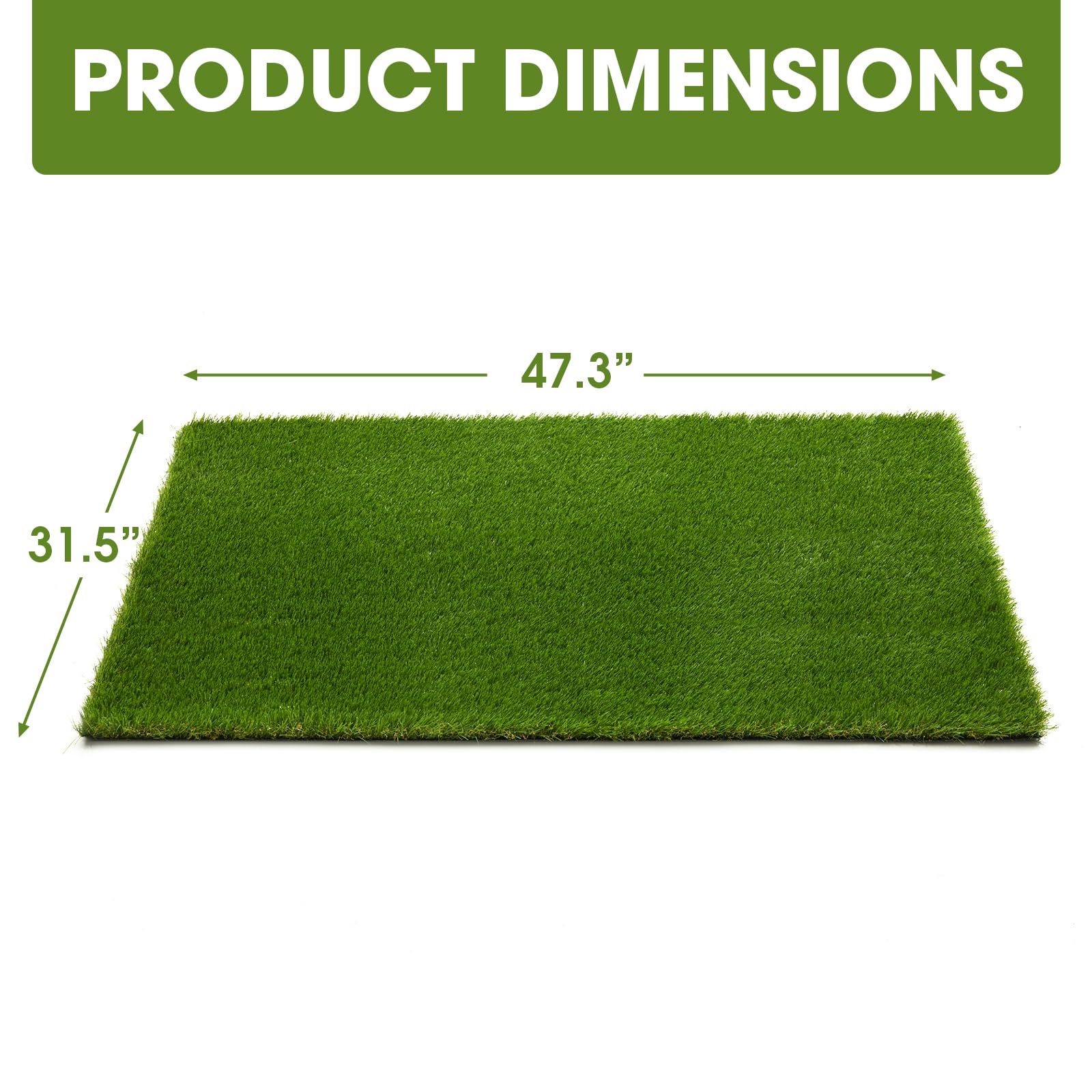 JOLLYDAY indoor outdoor mat turf designed for quick setup.