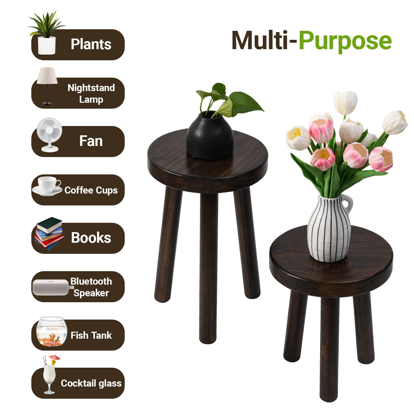 JOLLYMER two-piece set offers layered height for decor.