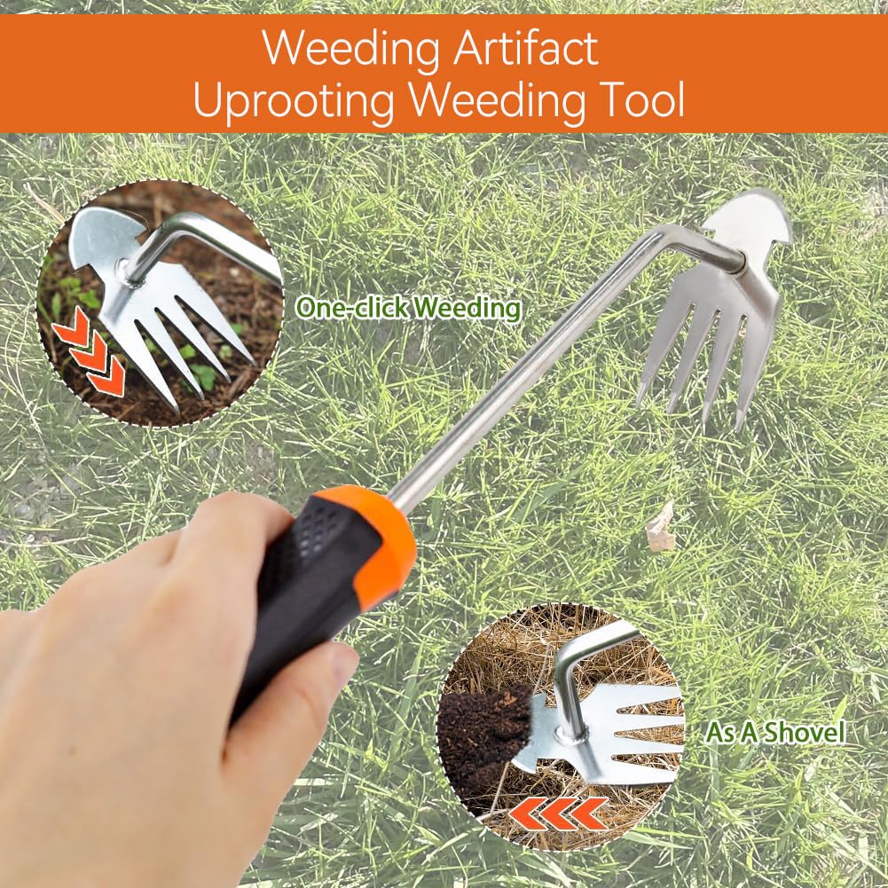 JOMISLI durable manganese steel construction provides lasting strength against tough weeds