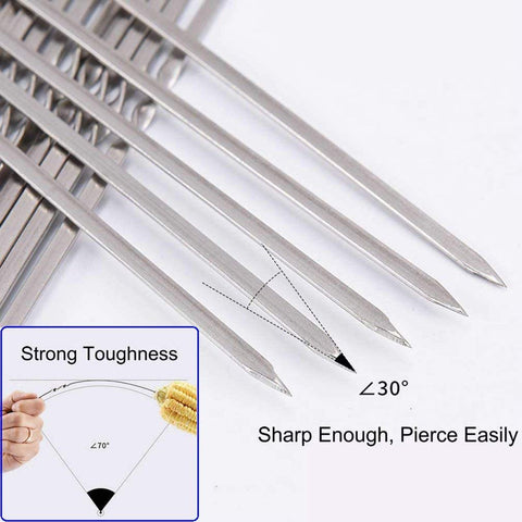 JOMVERL kebab skewers easy to clean and reusable
