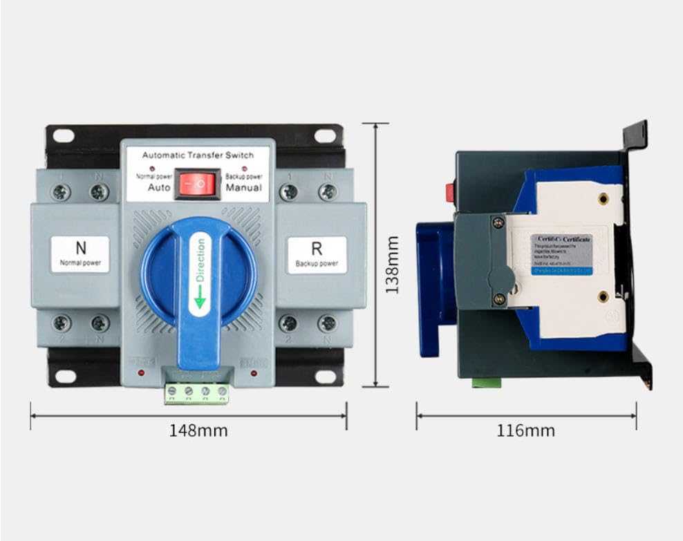JONAS C AC110V 63A 2P auto and manual operation for flexible power management