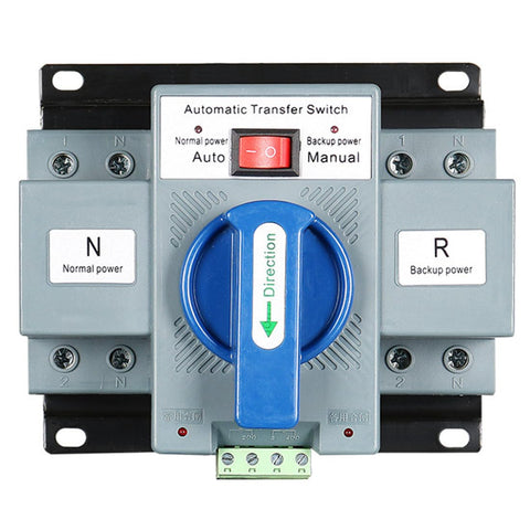 JONAS C AC110V 63A 2P transfer switch front view for reliable power changeover