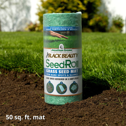Jonathan Green Black Beauty SeedRoll mat cut to fit irregular areas.