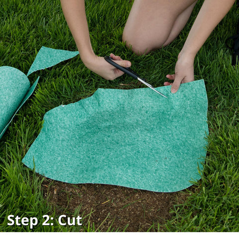 Jonathan Green Black Beauty SeedRoll mulch layer warms soil for quicker growth.