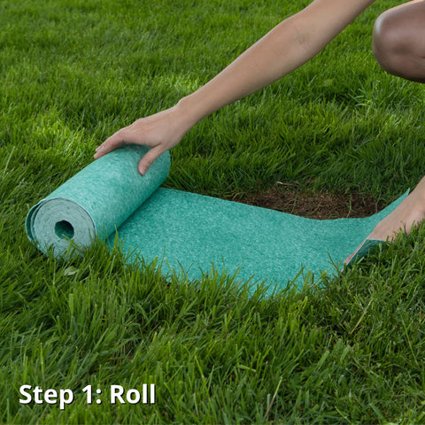 Jonathan Green Black Beauty SeedRoll protects seeds from birds and rain.