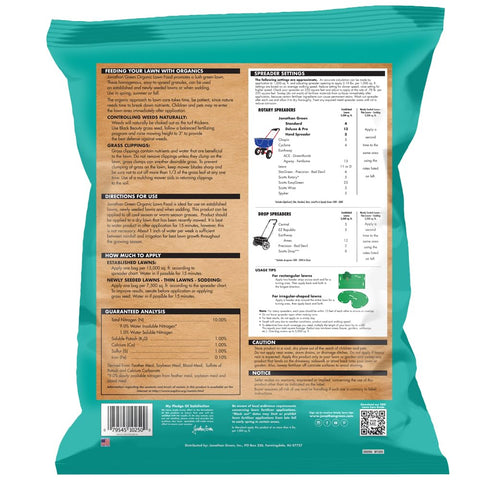 Organic fertilizer granules from Jonathan Green for steady turf feeding