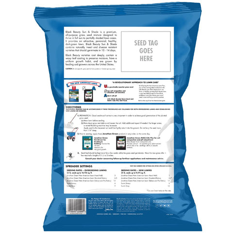 Jonathan Green Sun & Shade overseed-ready mix helps fill bare spots for thick lawns