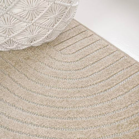 JONATHAN Y Hallie rug with rug pad enhances stability and comfort