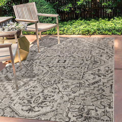 Jonathan Y pet-friendly low-pile rug resists dirt and spills.