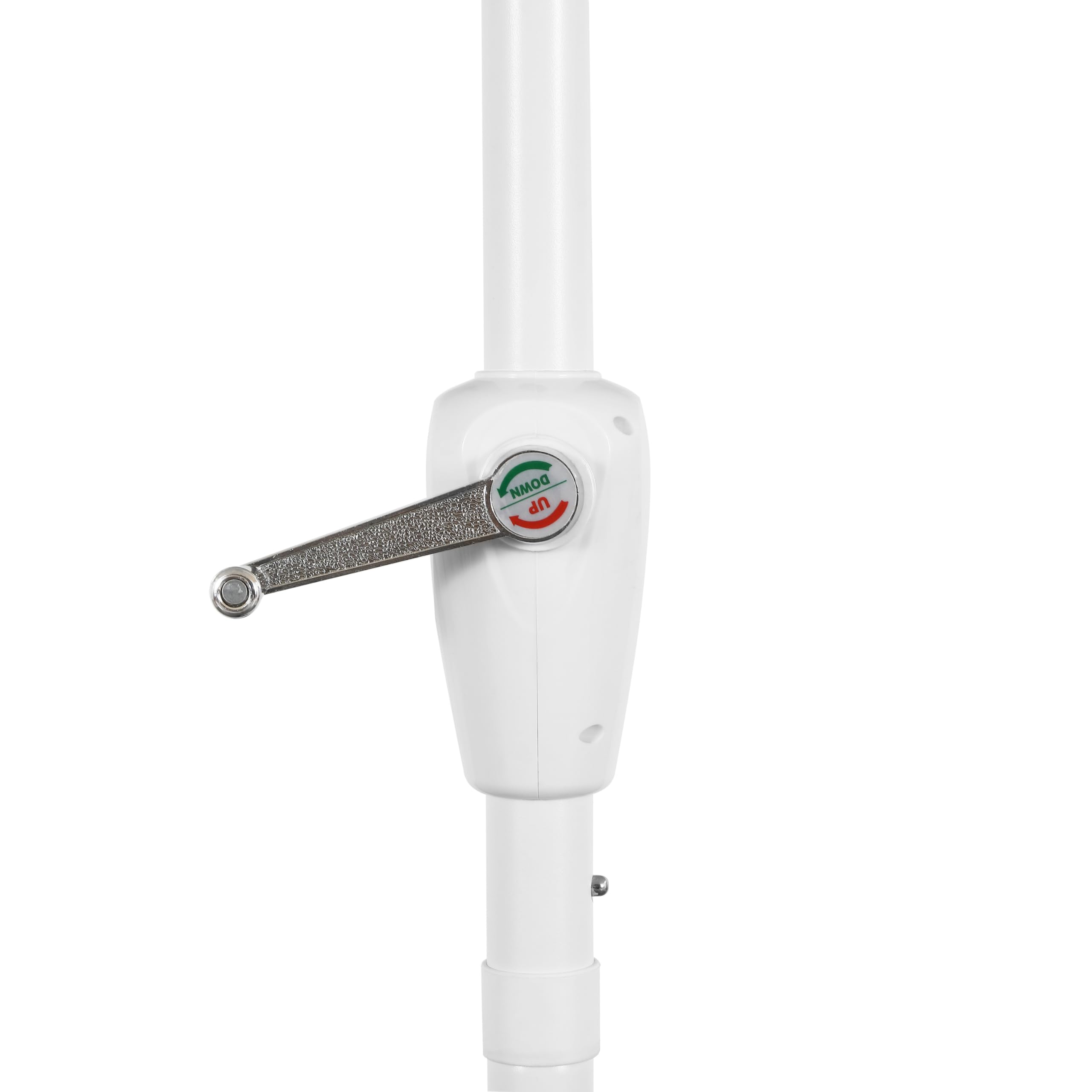 Jonathan Y UMB1001E cream canvas cover offers classic shade and UV protection.