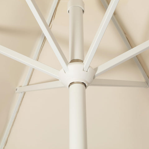 Jonathan Y UMB1001E umbrella open for carefree outdoor shade.