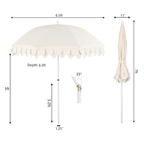 Jonathan Y Umb1004c Horizon wind vent feature improves stability in breeze