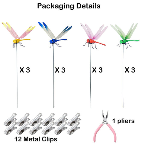 Jongdari realistic dragonfly clip enhances outdoor hats, backpacks, and clothing