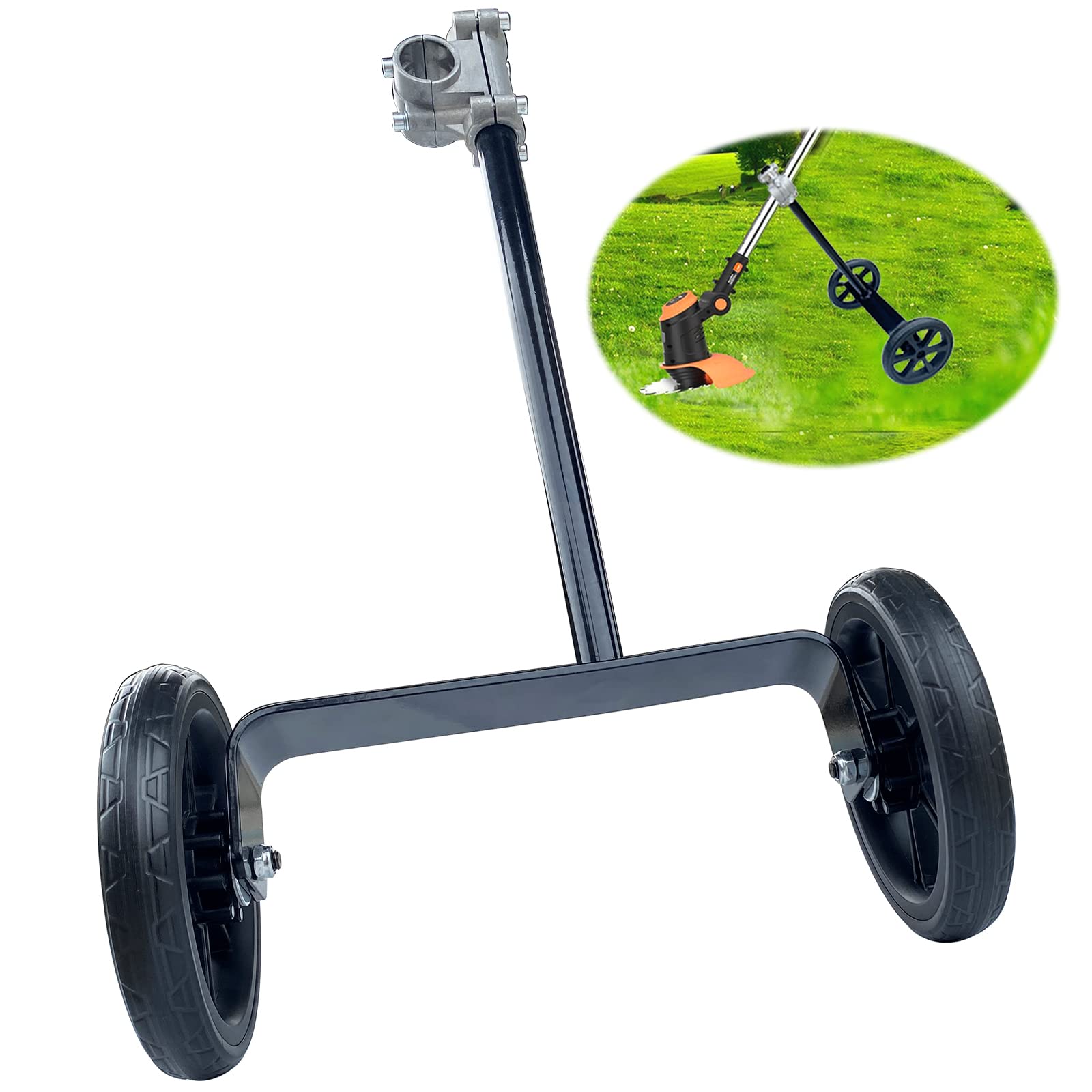 JOOPSAM adjustable-height wheel frame offers ergonomic support for long trimming sessions.