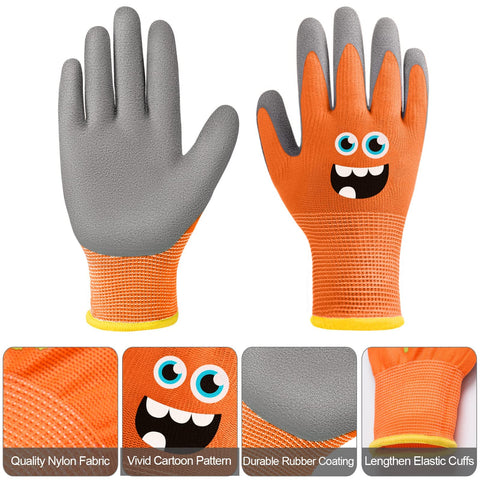Joottuan rubber-coated gloves provide strong grip during planting and weeding