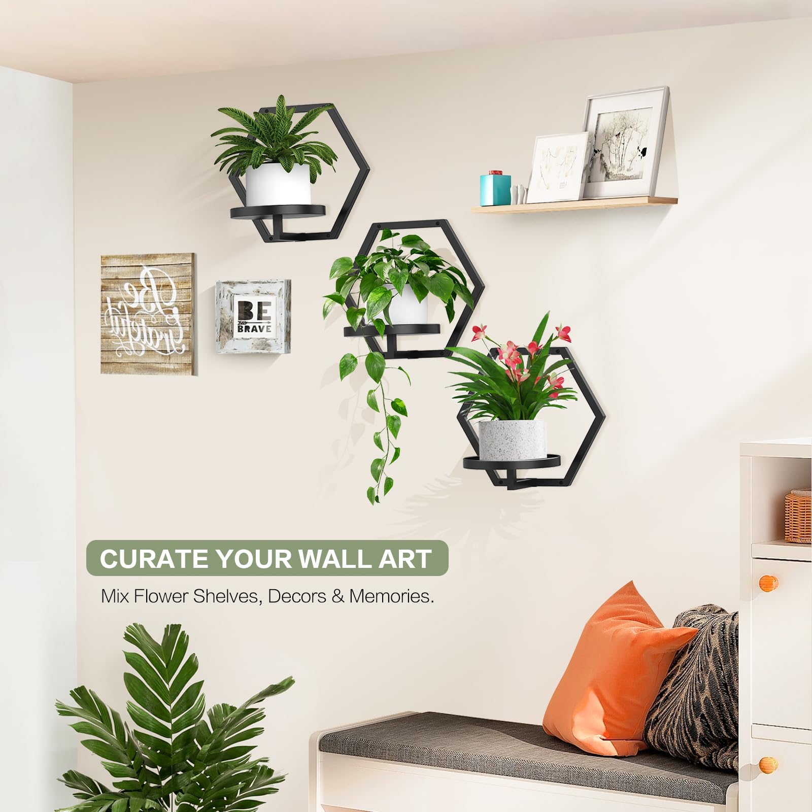JOPBENG wall-mounted design saves floor space in any room