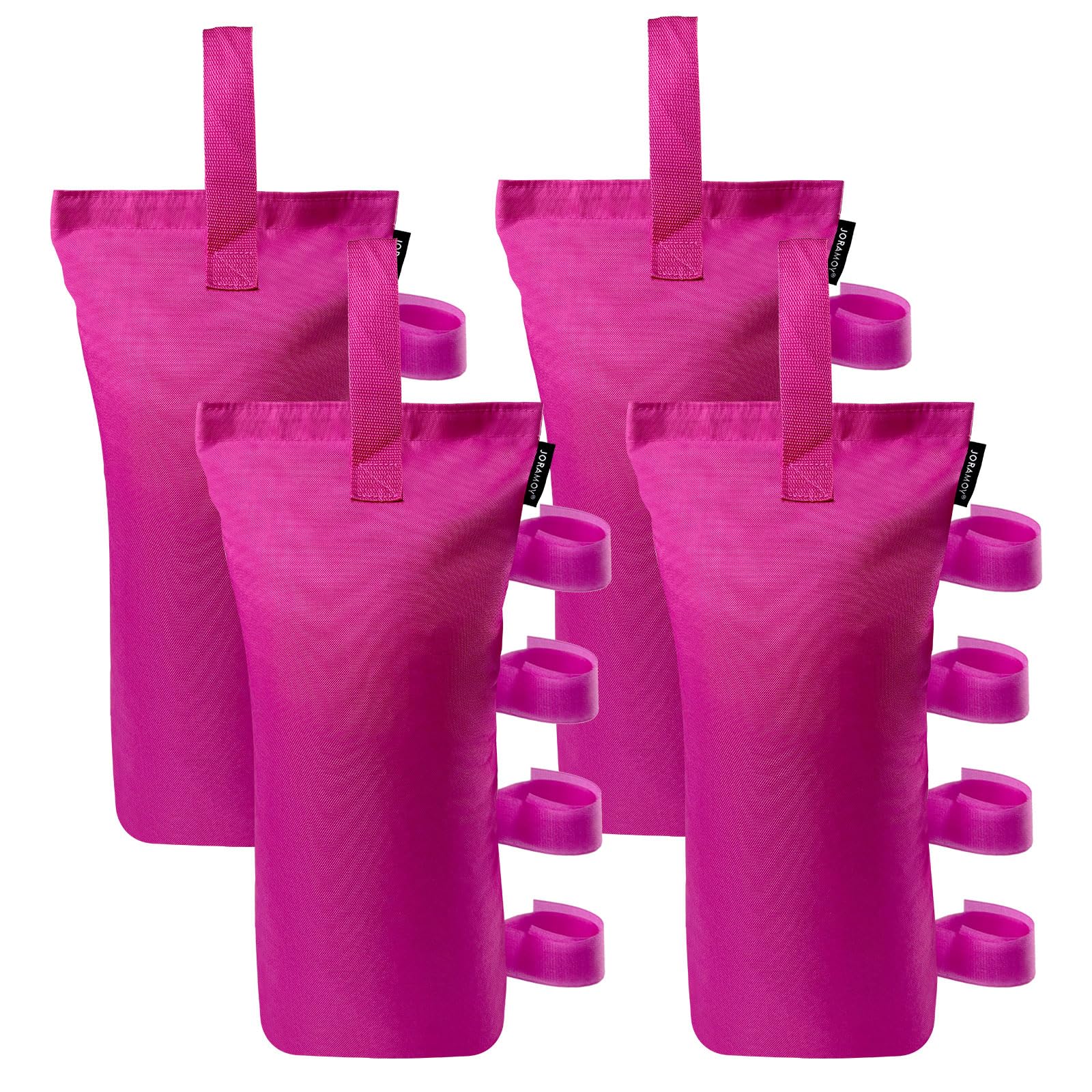 Joramoy canopy weight bags 4-pack pink front view help keep a canopy steady in breeze