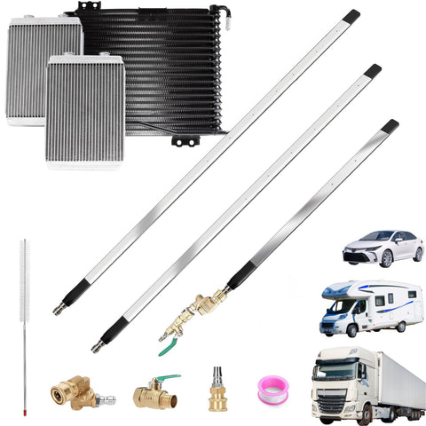 Jorivel 47-inch radiator cleaning wand ready for deep flush on large vehicles