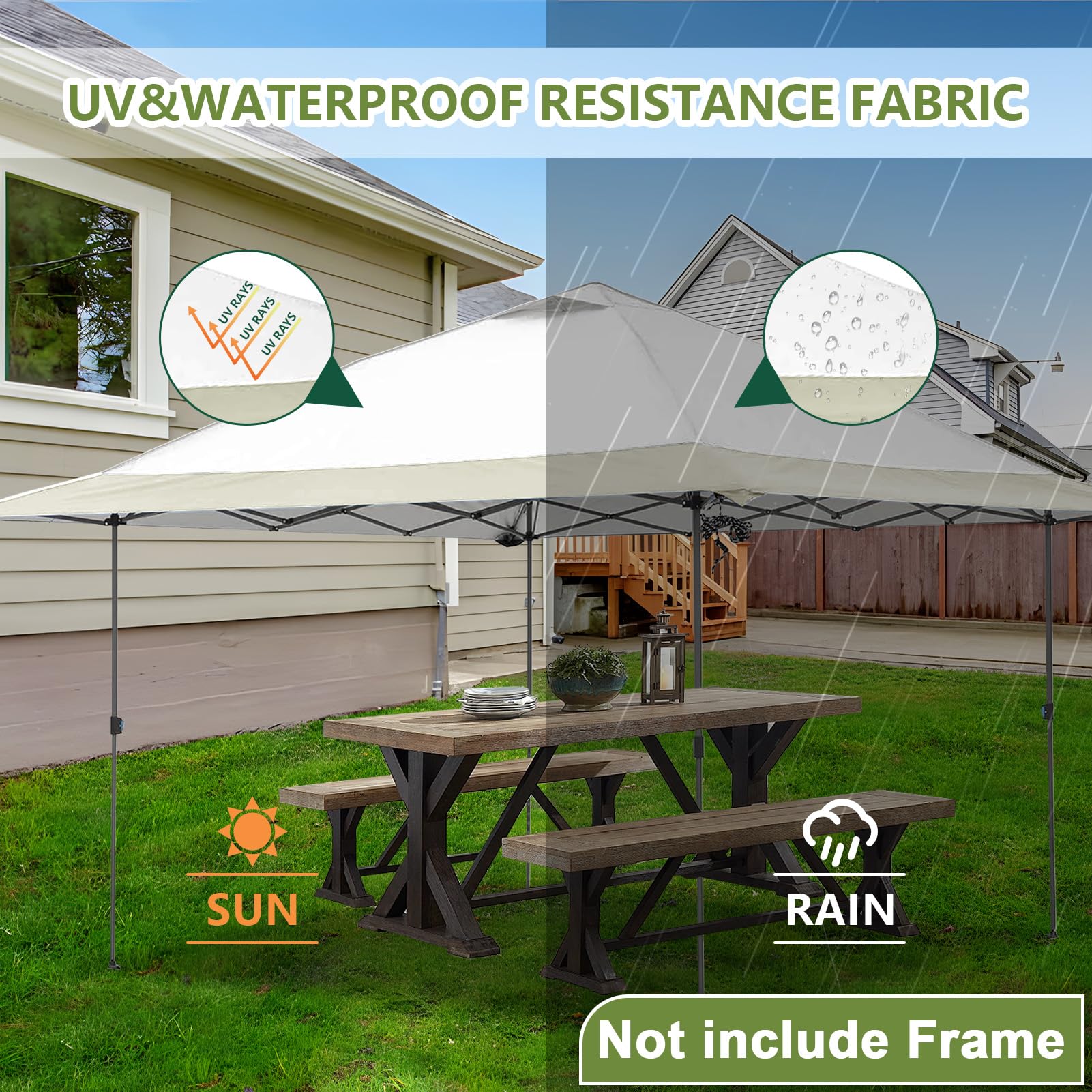 Jorohiker 13x13 canopy top cover attachment system enables easy installation