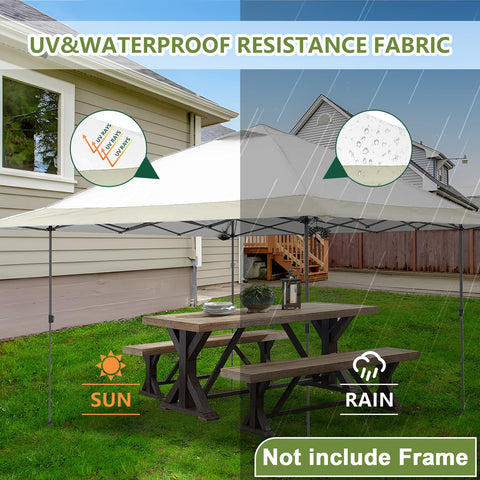 Jorohiker 13x13 canopy top cover attachment system enables easy installation