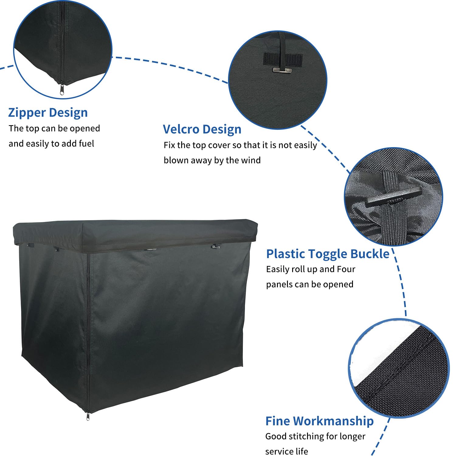 Open side panel on the Jorohiker enclosure for airflow