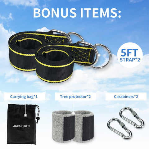 Jorohiker packaging includes all components for ready-to-use setup.