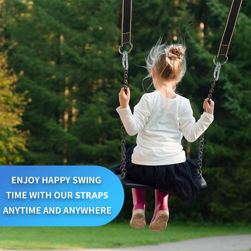 Jorohiker tree protector strap safeguards trees during outdoor swinging.