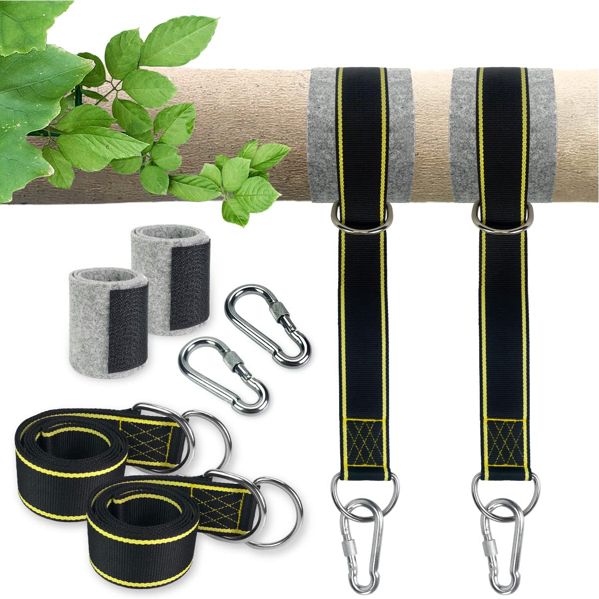Jorohiker tree swing straps 5ft kit for quick, tool-free setup.