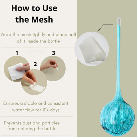 Perfect vacation care for homes with JORVEN watering globes