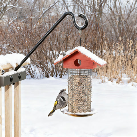 Josmimic 12-inch deck plant hanger elevates plants for sun and airflow.