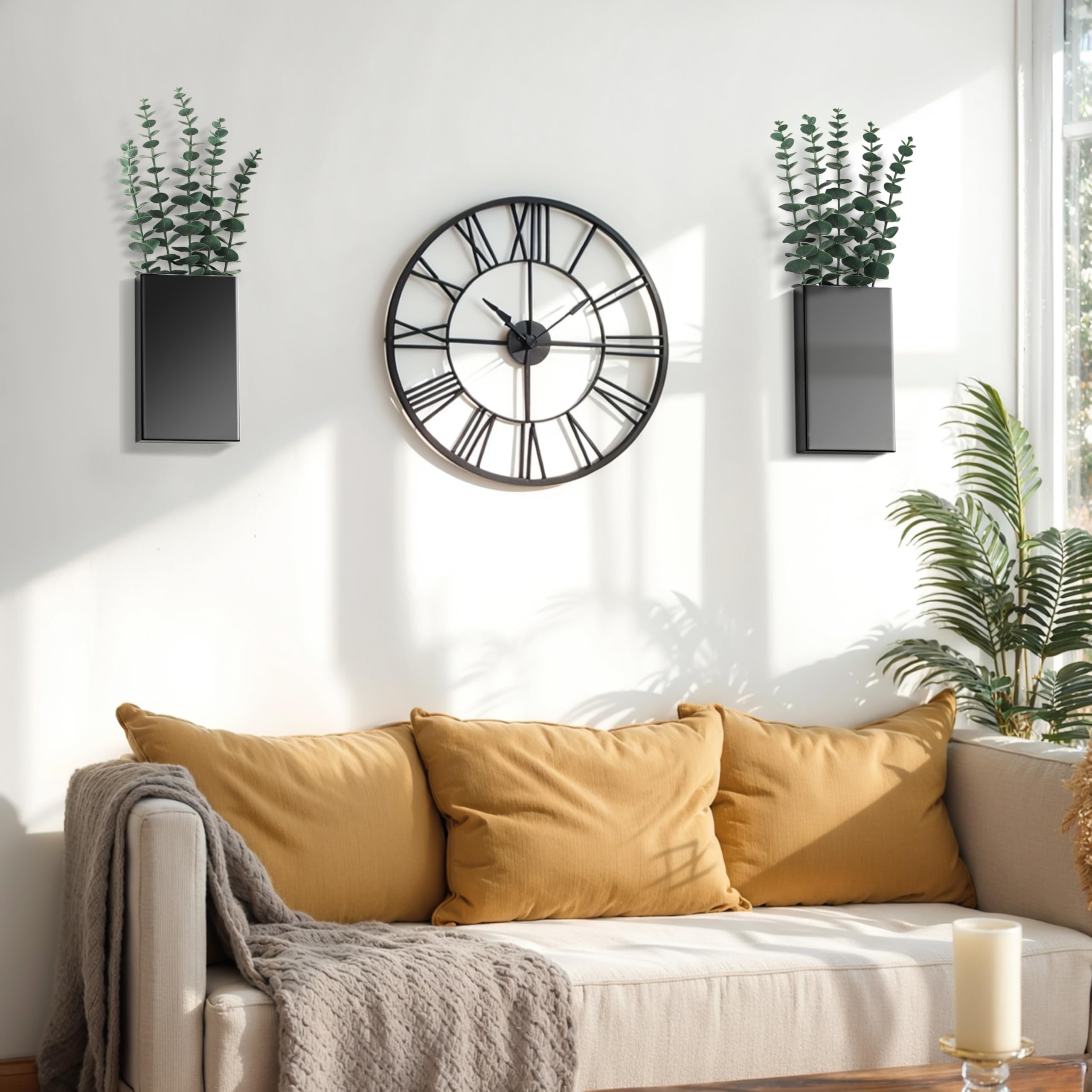 Artificial eucalyptus stems from Josmimic crafted for year-round greenery.